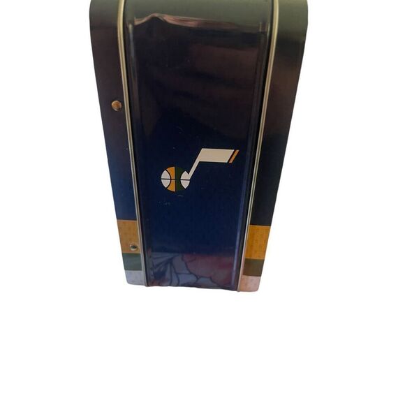 United Fuel Supply Blue Utah Jazz Bear Logo Lunchbox - Picture 6 of 8